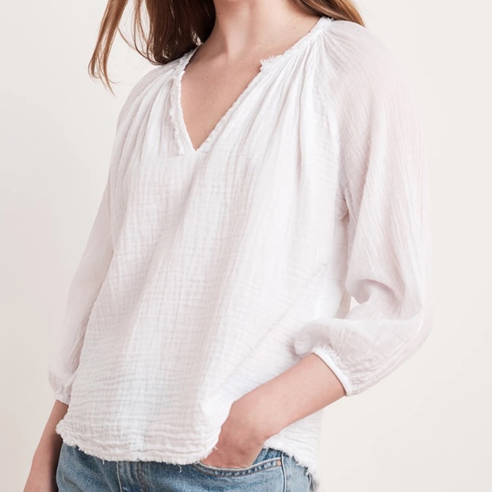 Must-have Designer White Blouse for Summer!